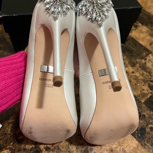 Badgley Mischka Bridal Heels - Picture 4 of 6